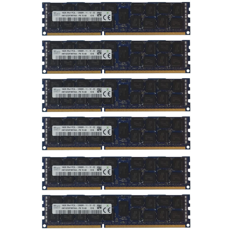 96GB Kit 6x 16GB HP Proliant DL360P DL380E DL380P DL385P DL560 G8 Memory Ram
