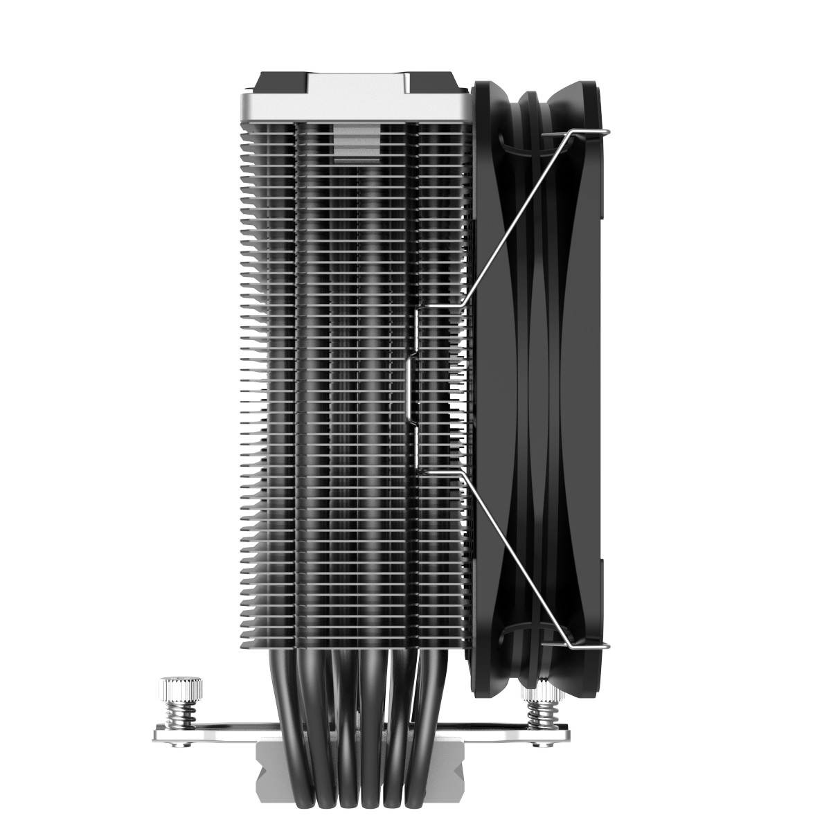 PcCooler K6 BK High Performance CPU Cooler Aluminum 130 mm Luxury Black