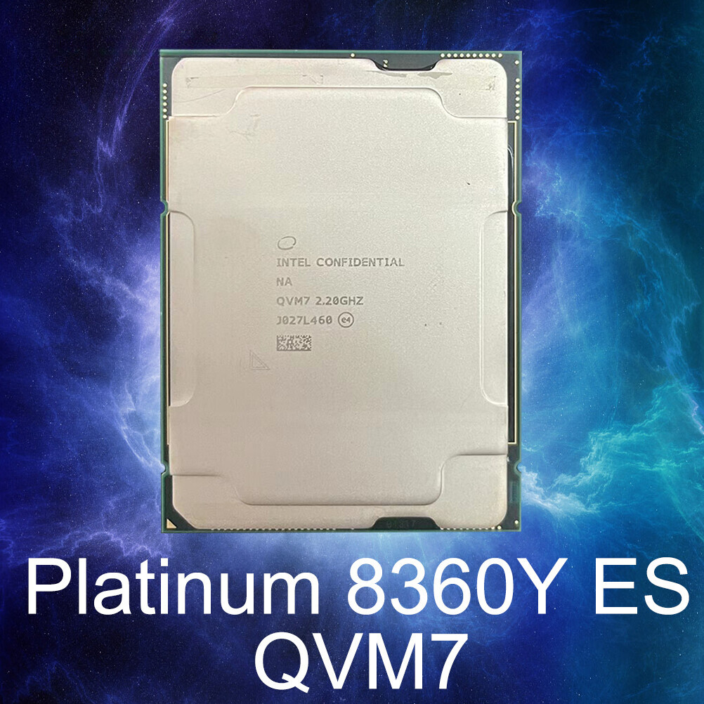 Compatible Intel Xeon Platinum 8360YES QVM7 2.2GHz54MB LGA4189 36c CPU processor