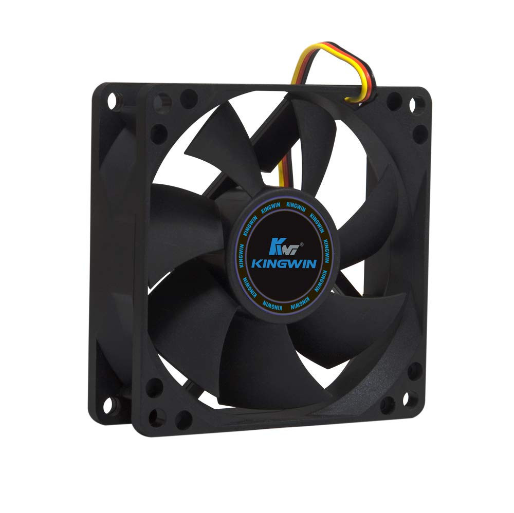 Kingwin 80Mm Silent Fan – Quiet PC Cooling Fan for Computer Cases, CPU Coolers,