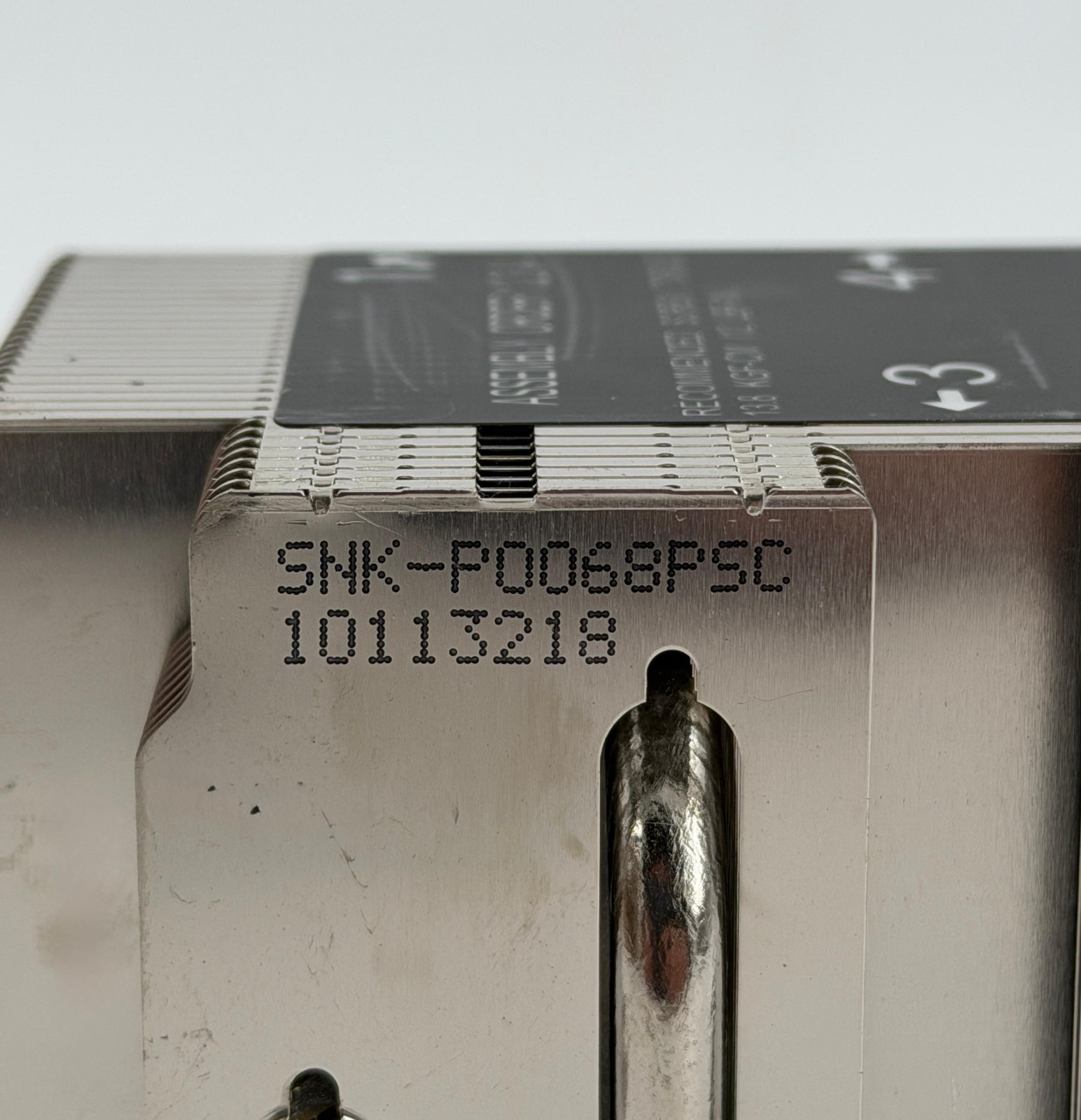 SuperMicro SNK-P0068PSC 2U LGA-3647 Passive CPU Cooling Heatsink