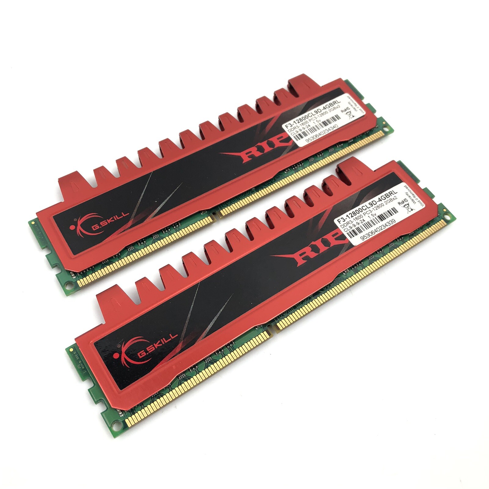 G.Skill F3-12800CL9D-4GBRL 2x2Gb PC3-12800 1600Mhz DDR3 Desktop Memory RAM