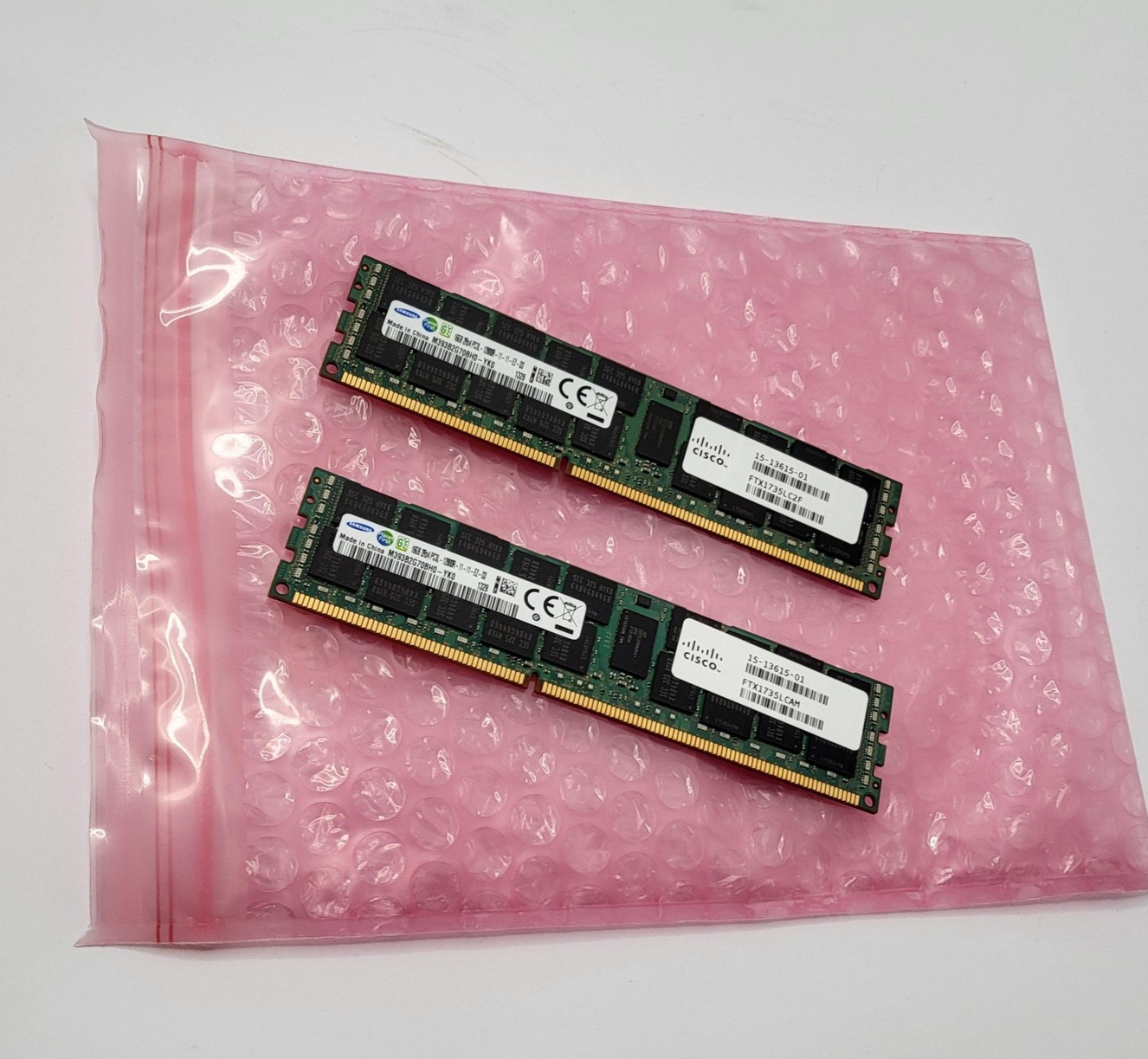 Cisco 32GB 2x16GB DDR3-1600 PC3L-12800R ECC RDIMM Server RAM UCS-MR-1X162RY-A