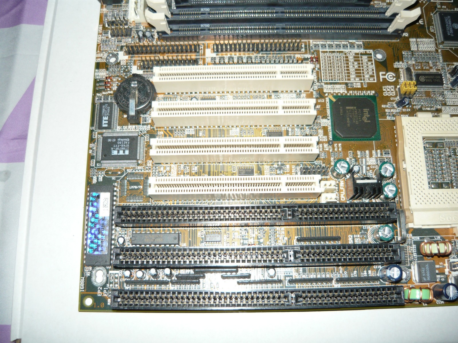Vintage FIC VT-503 Socket 7 Pentium Motherboard Used Good