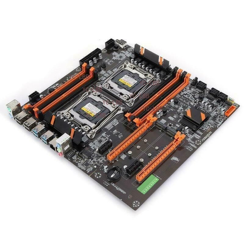 X99 Dual Socket Server Motherboard Mainboard FCLGA2011-3 For Intel E5-2680 V4