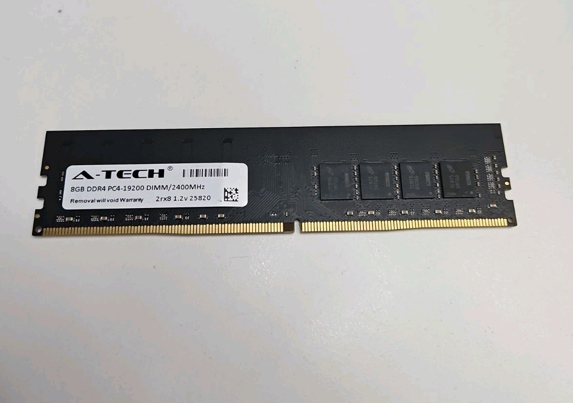 A-Tech 8GB DDR4 DIMM PC4-19200 2400MHz 288-Pin RAM Module MPN 25820