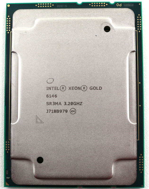 Intel Xeon Gold 6146 3.2GHz 12-Core LGA3647 Server Processor CPU ___ SR3MA