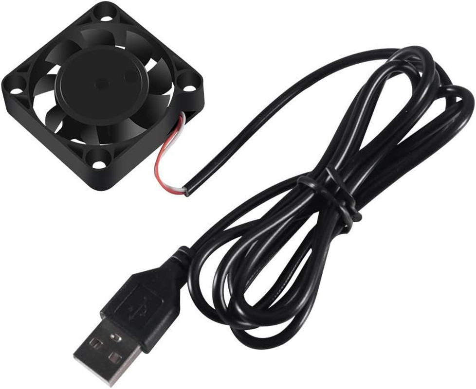 4-Pack 40mm USB Brushless Cooling Fans, 5V, 4200 RPM for Small Appliances