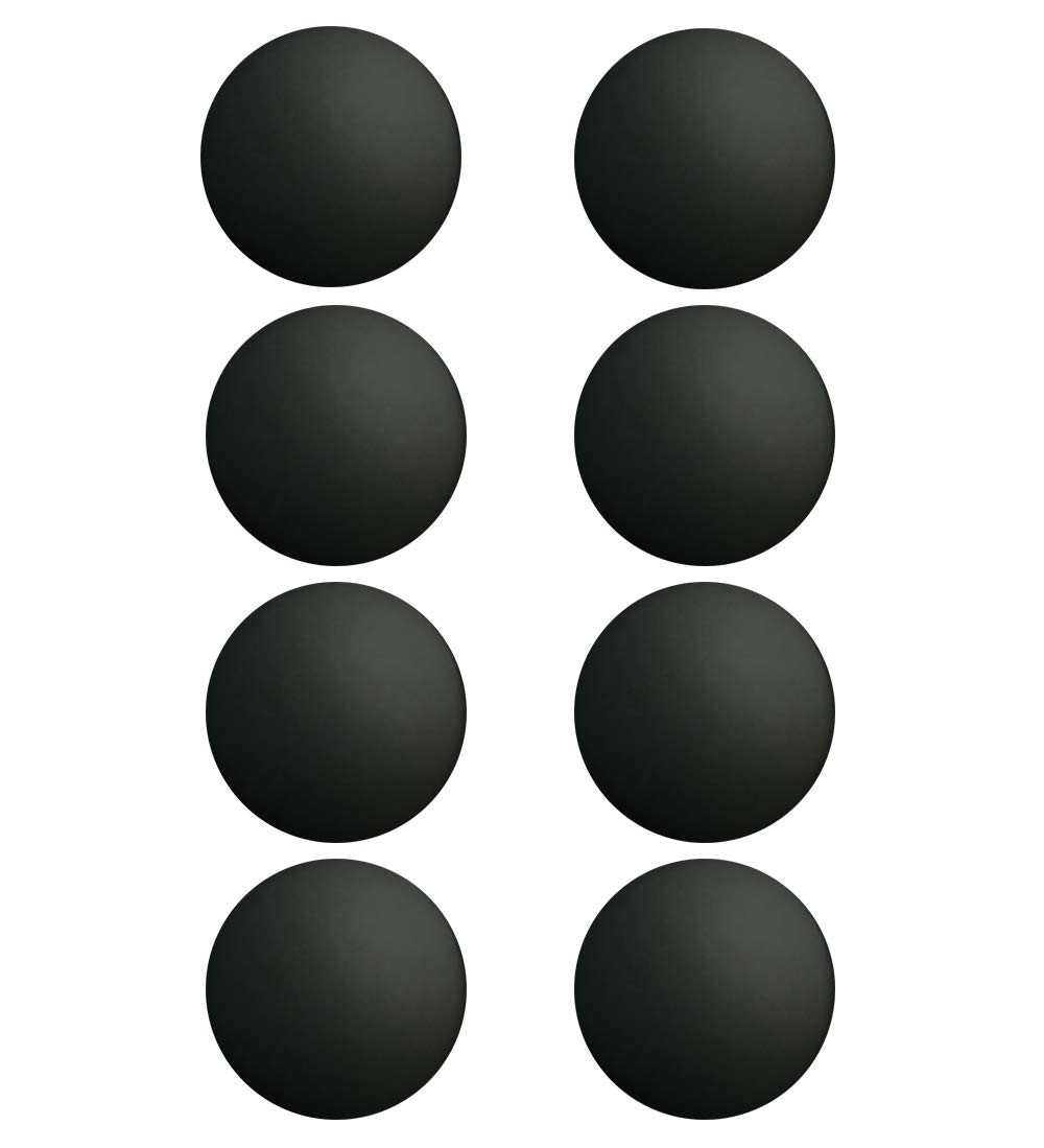 8 Pcs Laptop Rubber Feet (0.7 inch Diameter), Non-Slip 0.7 inches, Black