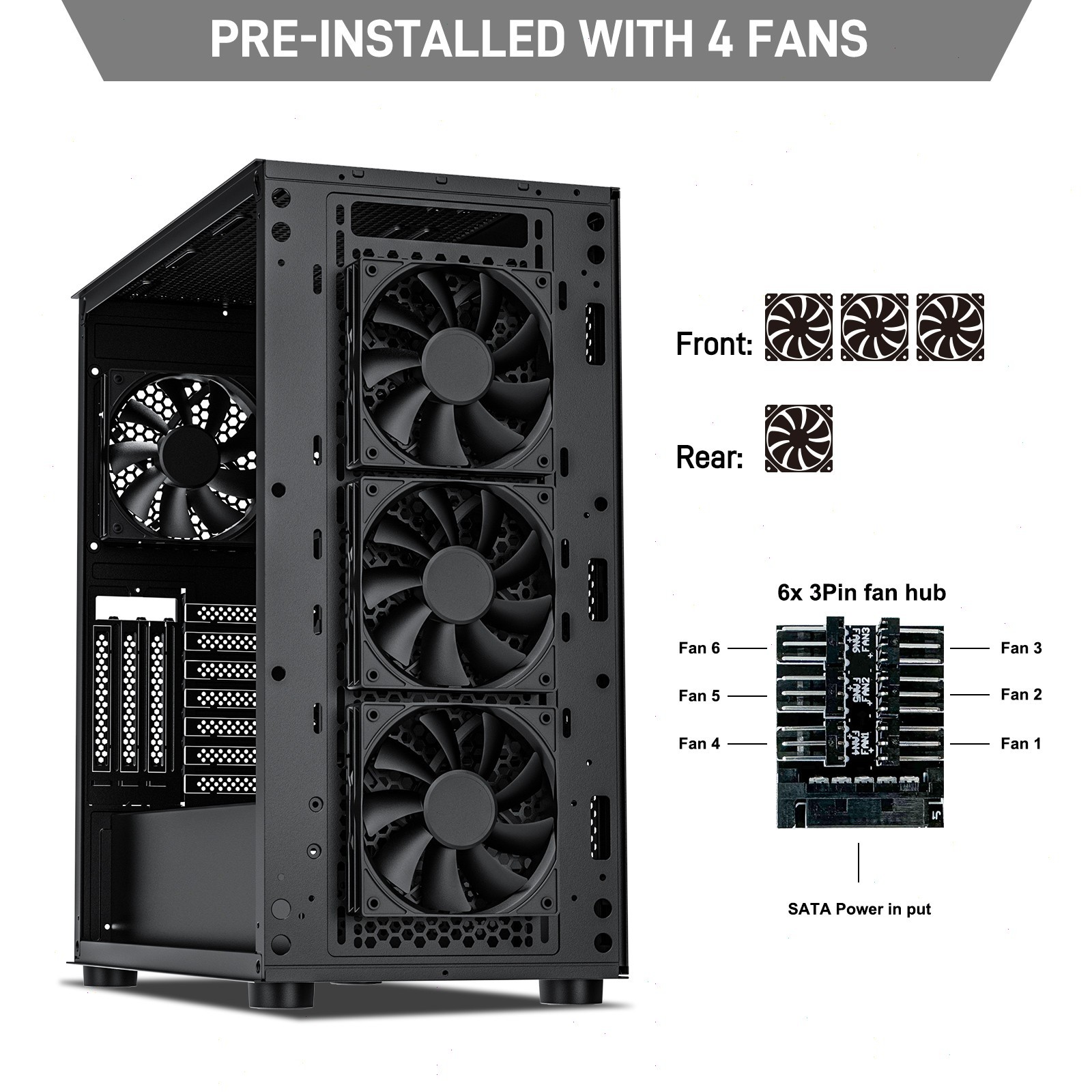 DARKROCK Classico Max Storage Master E-ATX Computer Case
