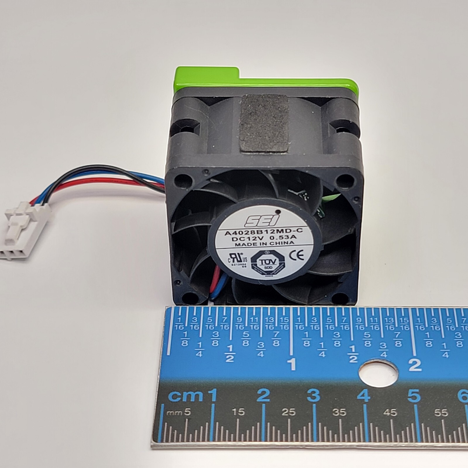 EXCELLENT – SEI A4028B12MD-C 371-2095-01 Sun Fire X2200 M2 Fan 12V 0.53A 3Pin