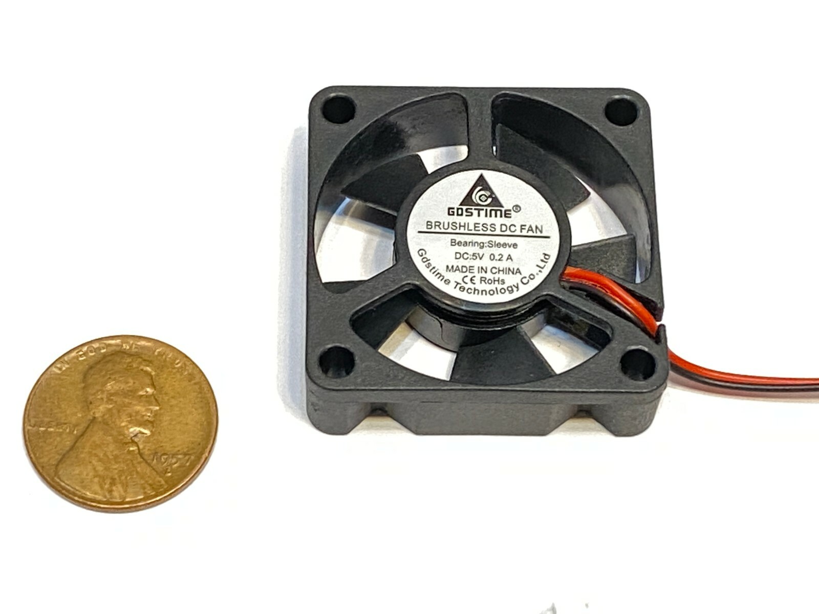 2 Pieces 5v fan 35mm x 10mm heatsink cooling laptop computer GDStime 3cm C9