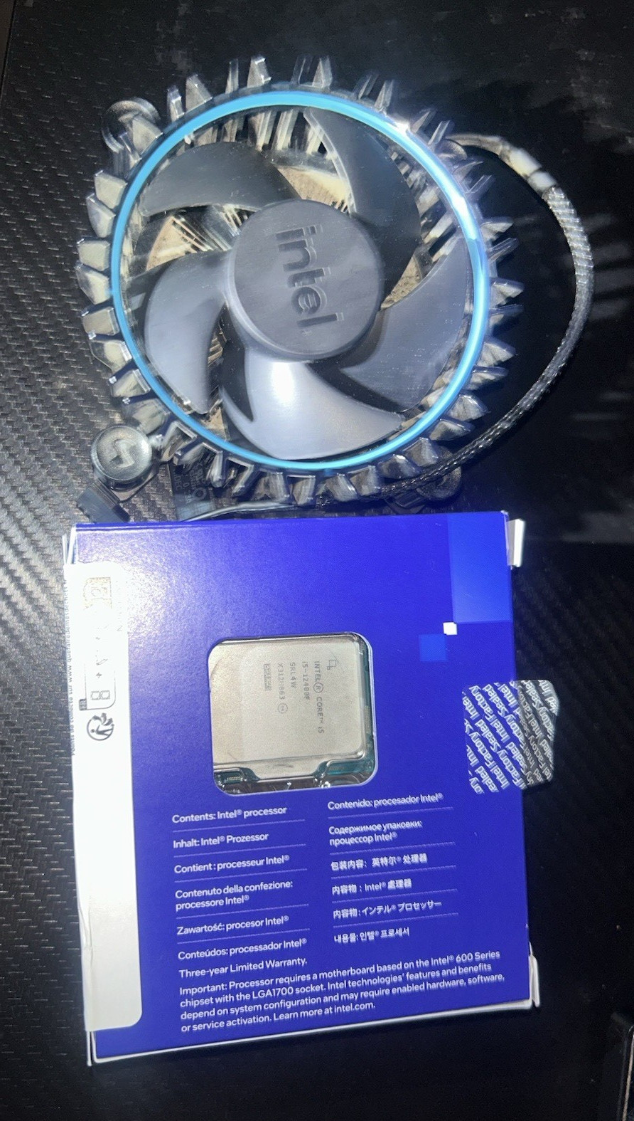 Intel Core i5-12400F 2.5GHz LGA1700 CPU w/ Stock Cooler