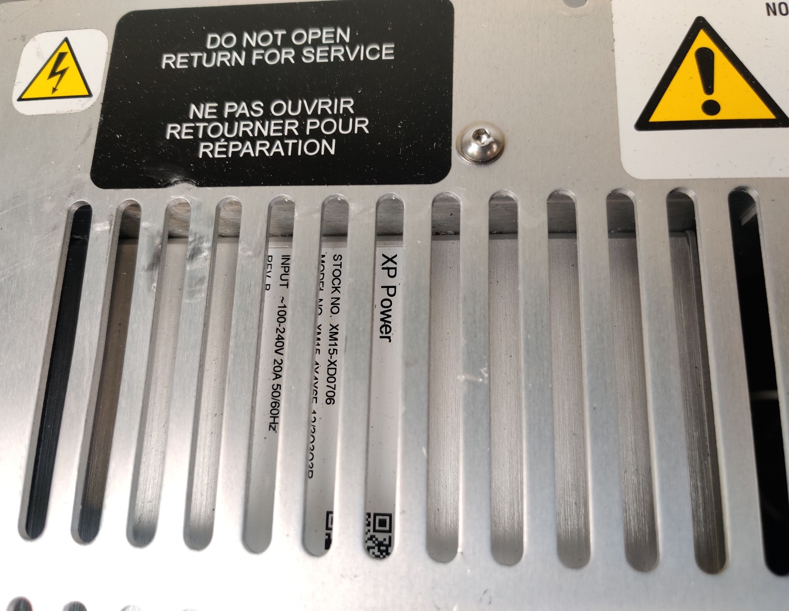 PerkinElmer BC004617F QSight 420 AC Box 2500W Power Supply Tested