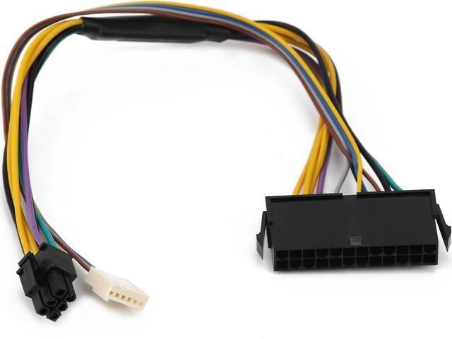 12″ ATX Main 24-Pin to 6-Pin PSU Power Adapter Cable 18AWG HP EliteDesk 800 G1