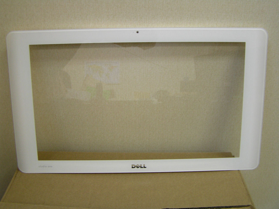Genuine Dell XPS Studio One 18.5″ White LCD Bezel With Glass C560N
