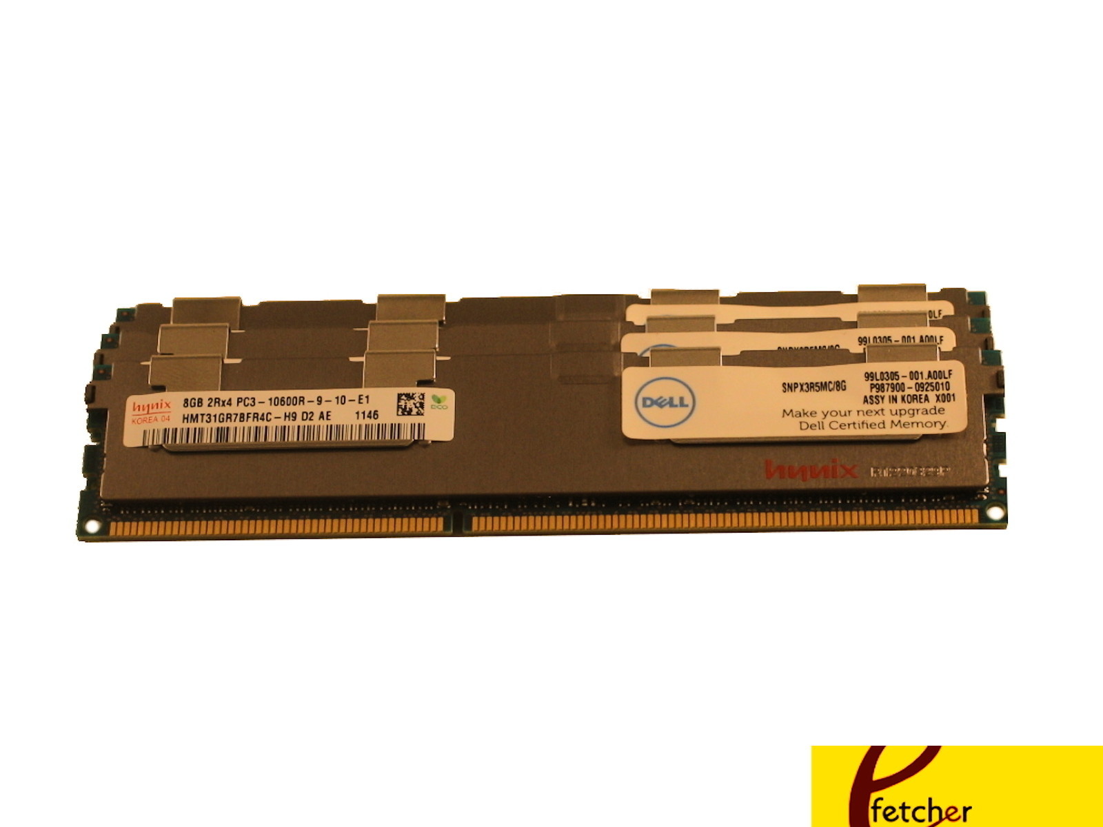 A3078601 SNPX3R5MC/8G 24GB(3X8GB) Del PowerEdge R610 R710 R715 R815 T410 T610