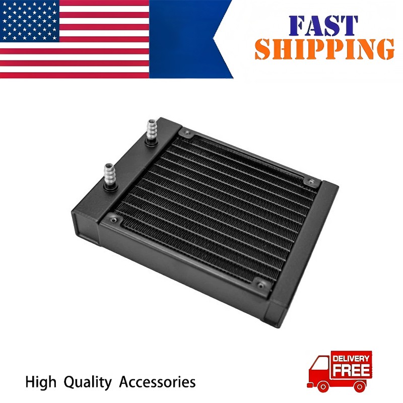 OCOCOO Aluminum Computer Radiator 120mm Water Cooler Cooling For CPU Heatsink