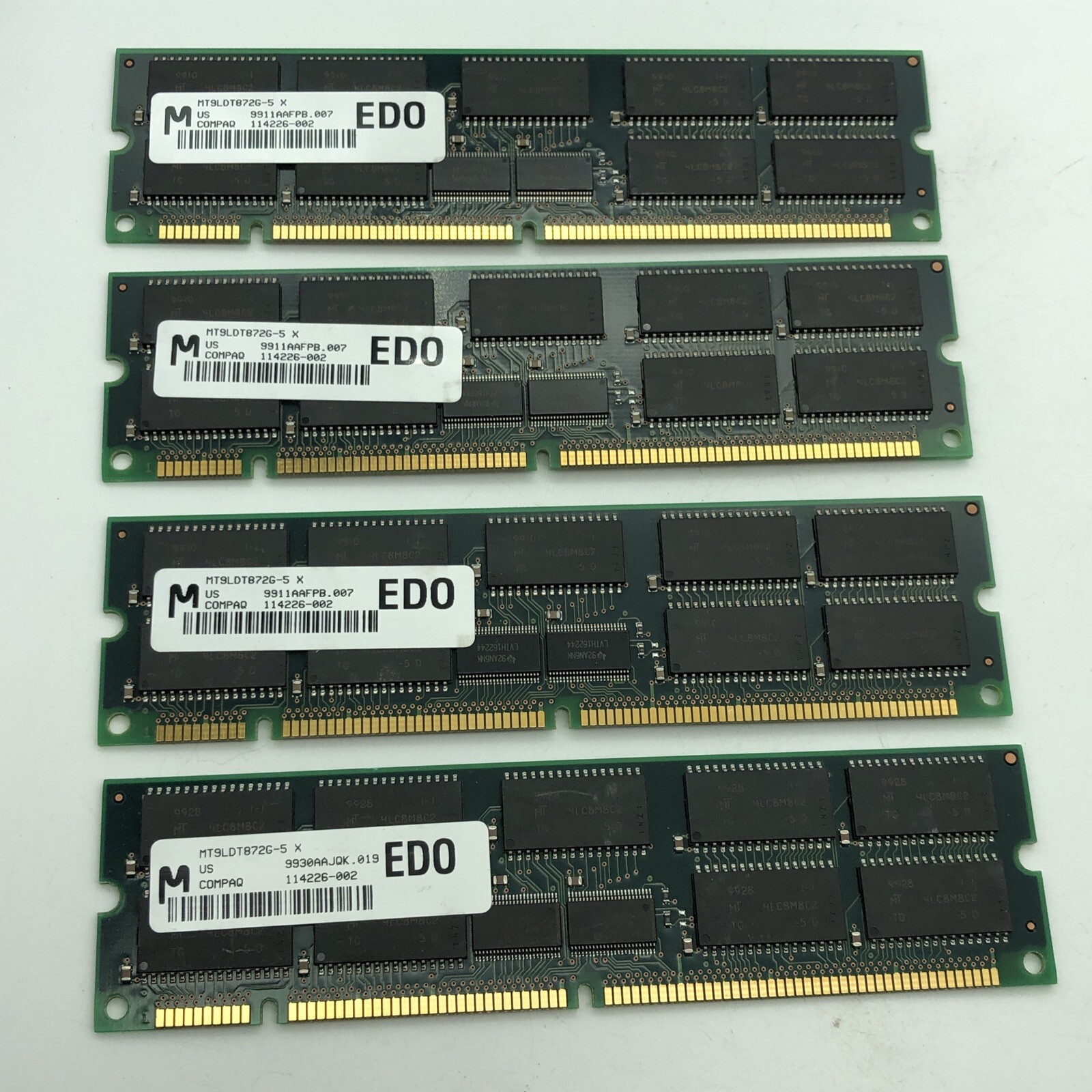 Micron 64MB Memory EDO ECC #MT9LDT872G 64 MB RAM 50NS COMPAQ 114226-002 Buffered