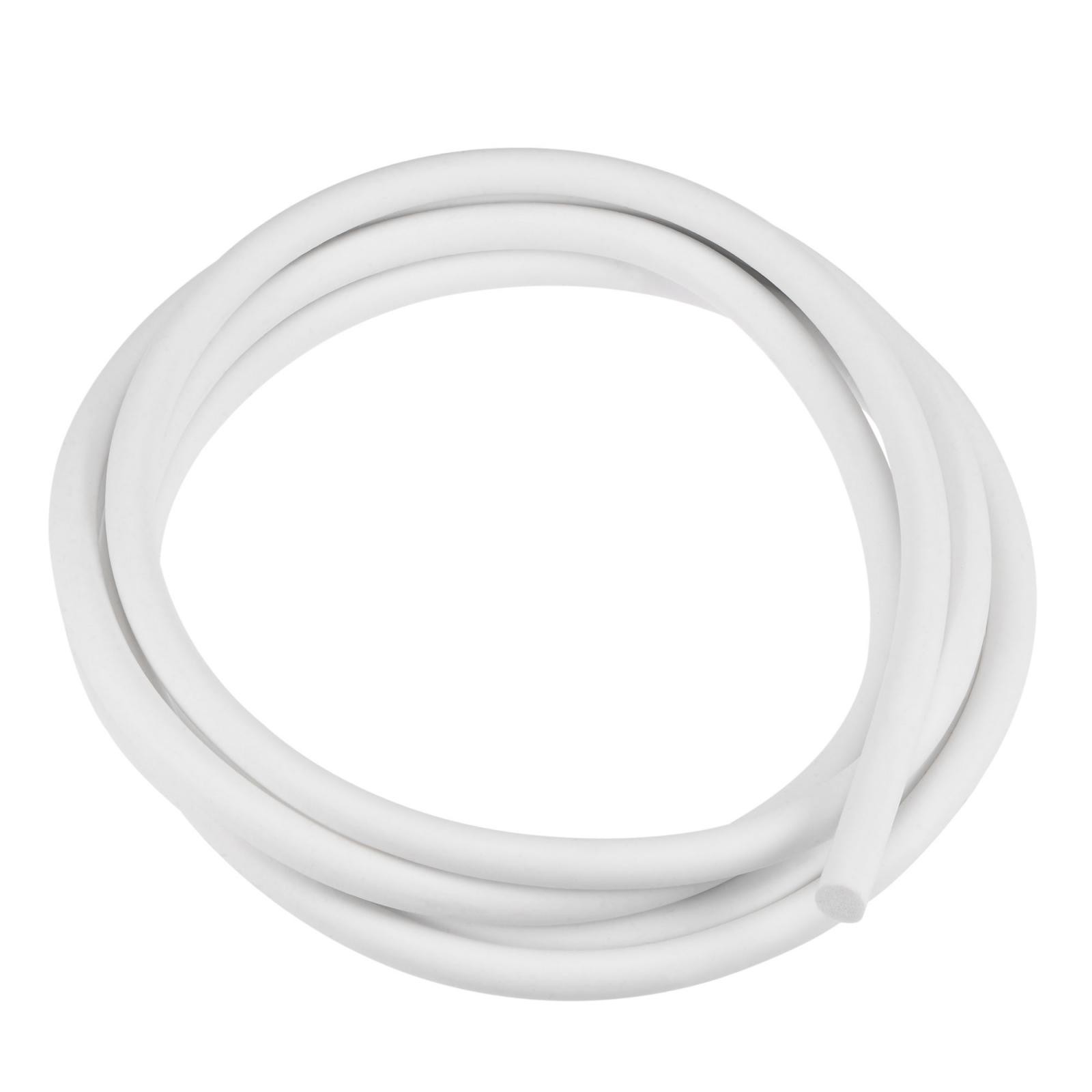 7mm Soft Silicone Bending Insert Tube for Rigid Tubing 6.6ft White