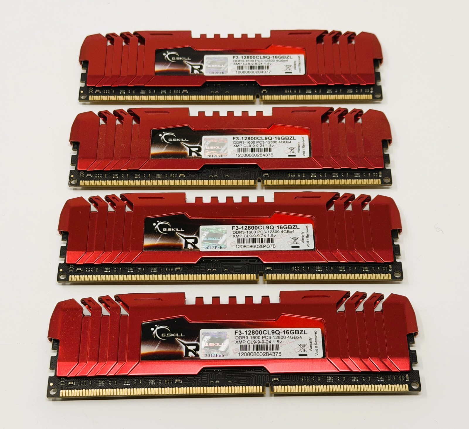 G.SKILL Ripjaws Z 16GB Kit 4x4GB DDR3 1600 PC3-12800 Desktop RAM F3-12800CL9Q-16