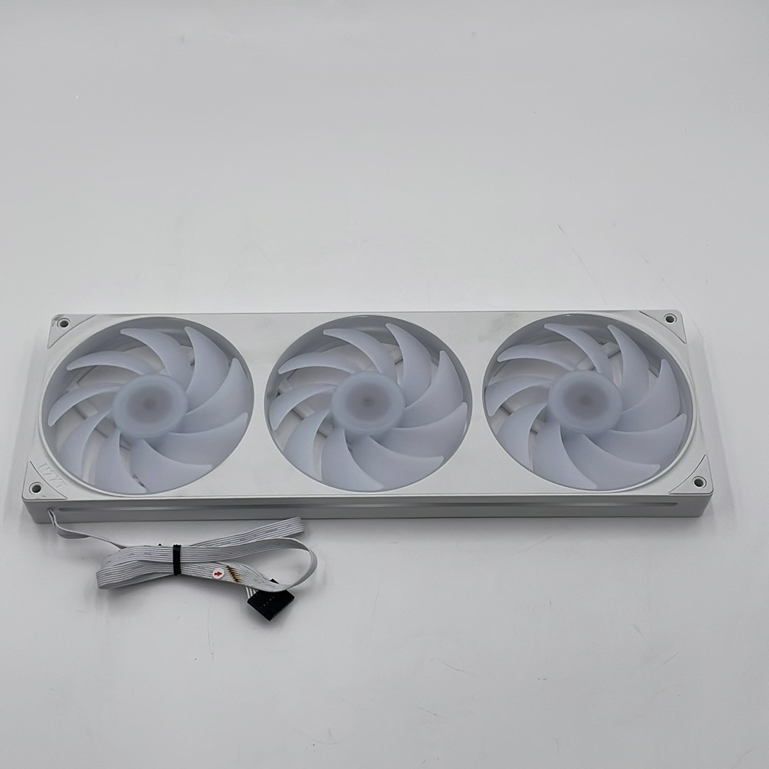 NZXT F360 RGB Core 360mm Single-Frame Fan Unit White RF-U36HF-W1 – READ