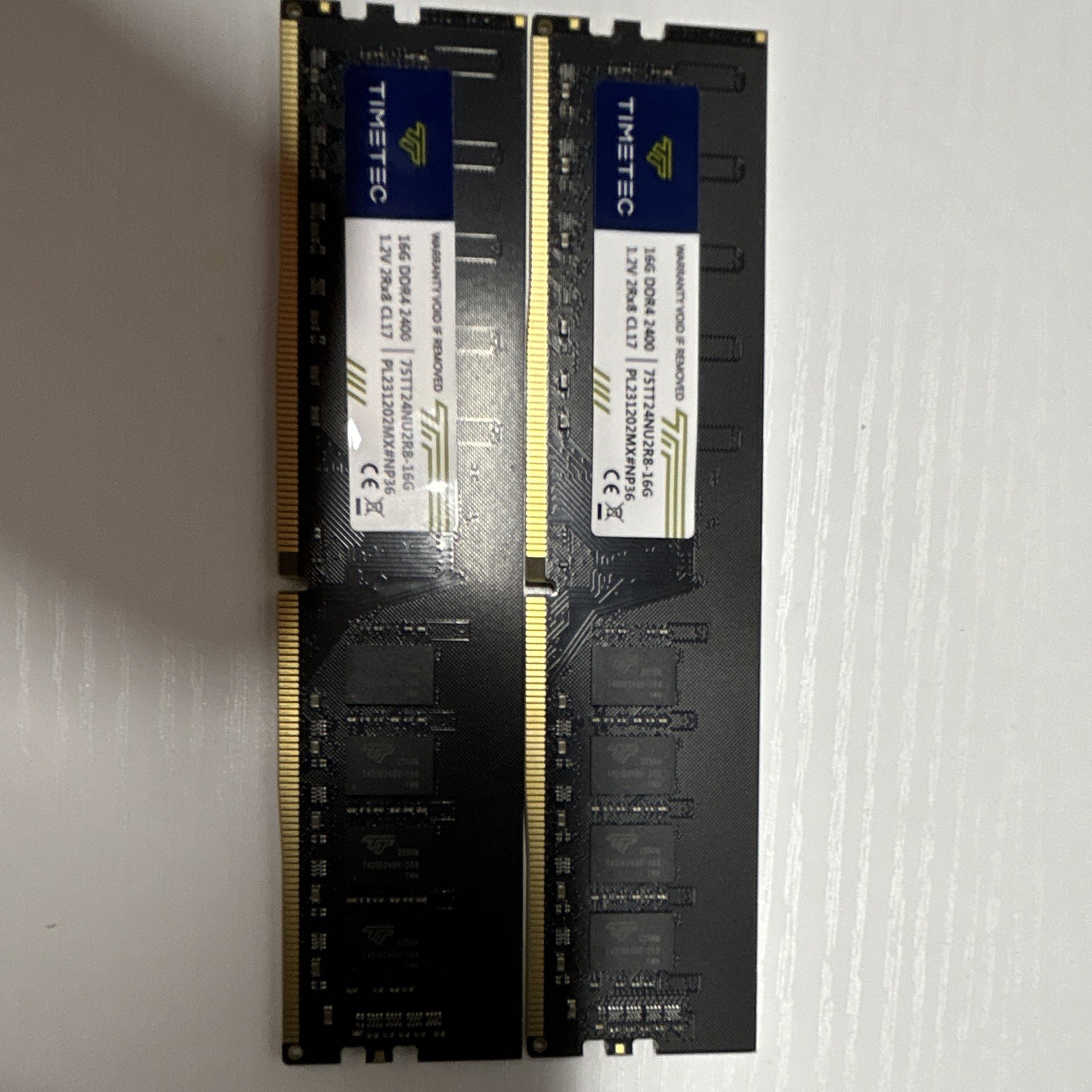 Timetec 32GB (2x16GB) DDR4-2400 288-Pin DIMMs