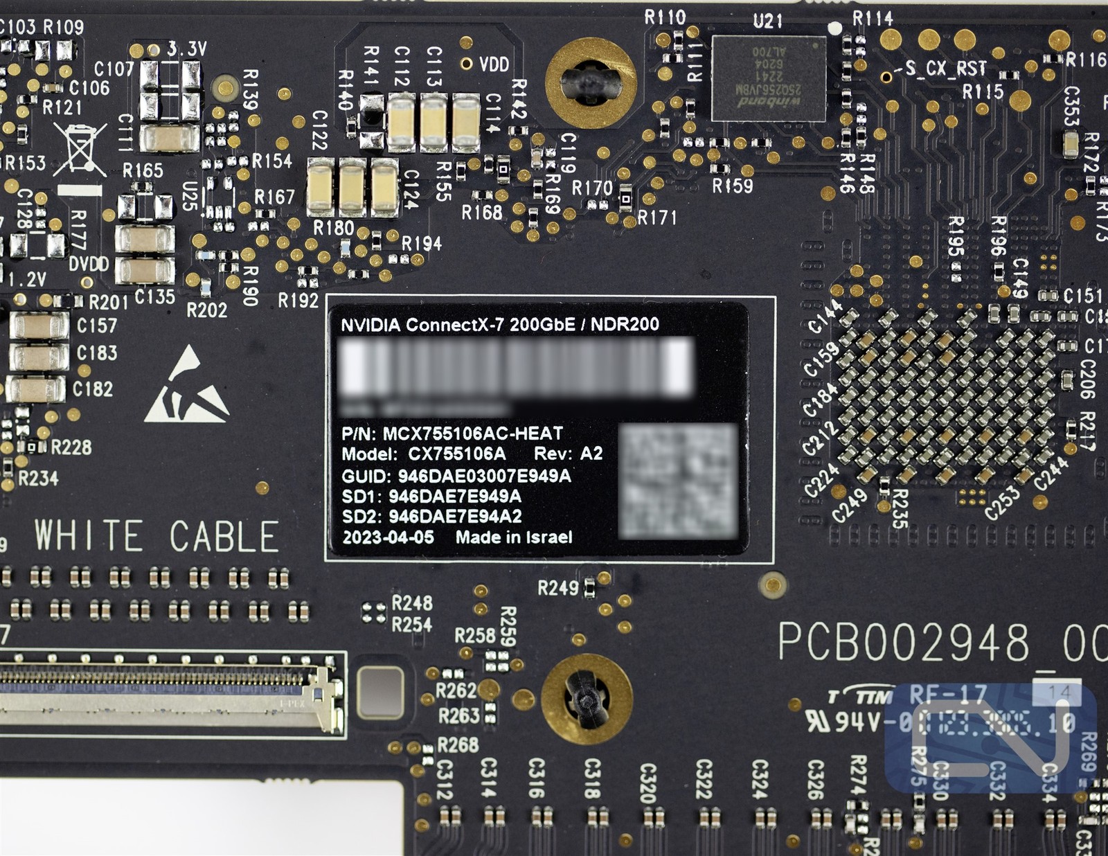 NVIDIA MCX755106AC-HEAT ConnectX-7 200GbE NDR200 Dual Port QSFP112 PCIe 5.0 x16