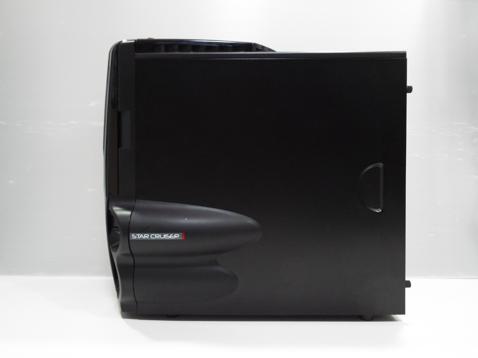 AeroCool ATX Mid Tower Cases Syclone II-Bk Black Blue with LED fan