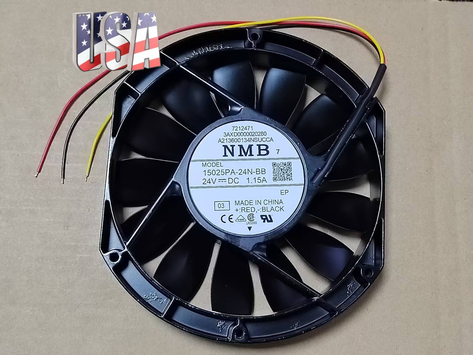 1PCS New 15025PA-24N-BB Inverter Cooling Fan DC24V 1.15A 3Pin