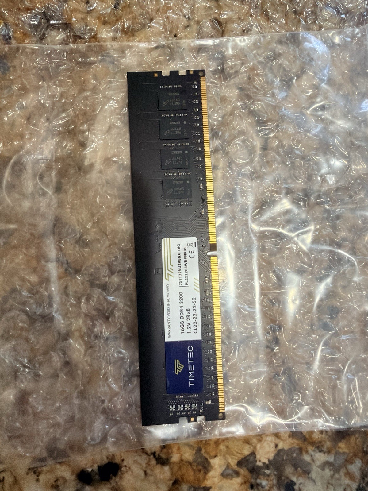 Timetec 16GB DDR4-3200 PC4-25600 288-Pin UDIMM Unbuffered Desktop RAM