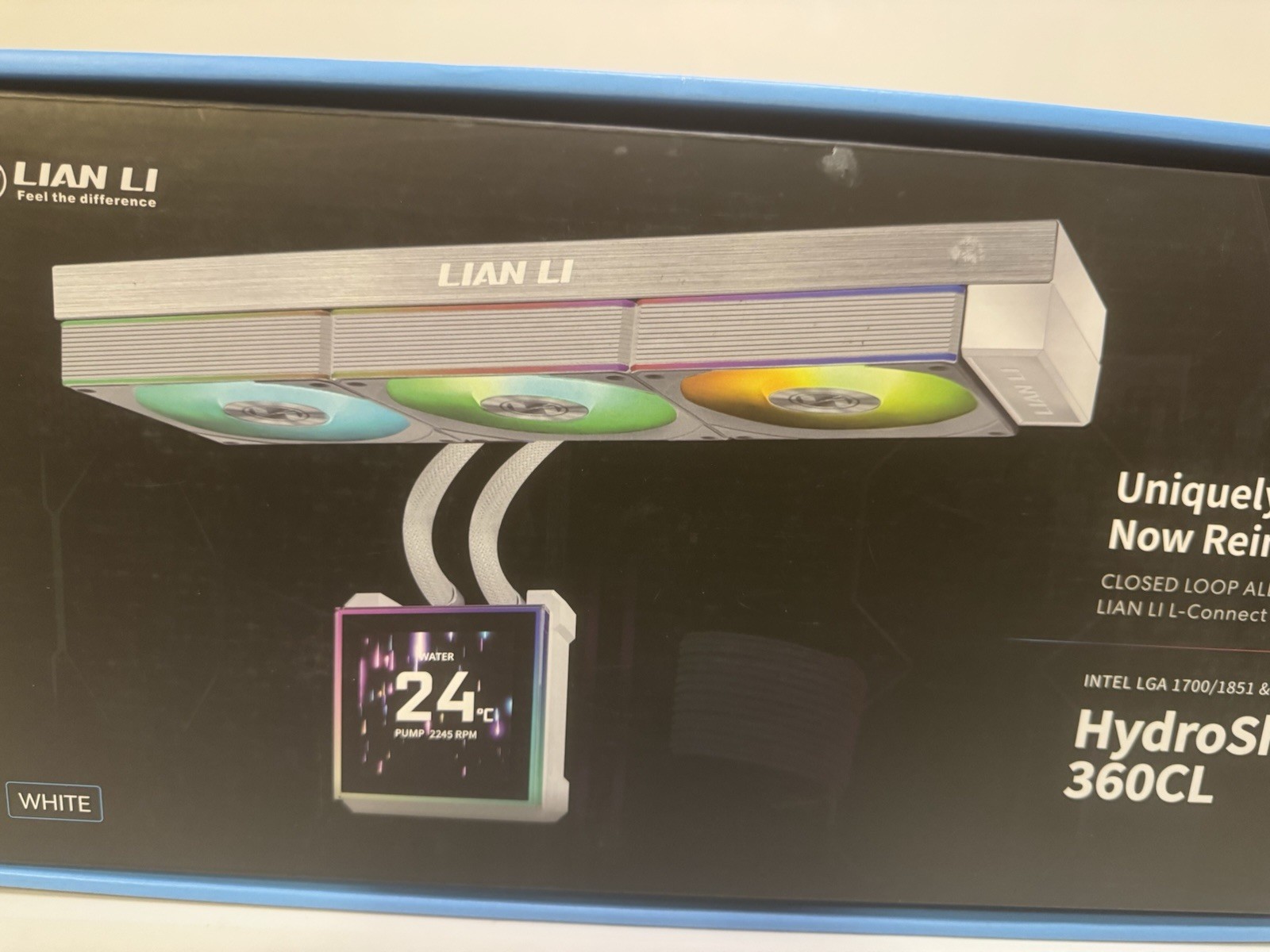LIAN-LI Hydroshift II LCD 360 CPU Cooler 360mm AIO RGB