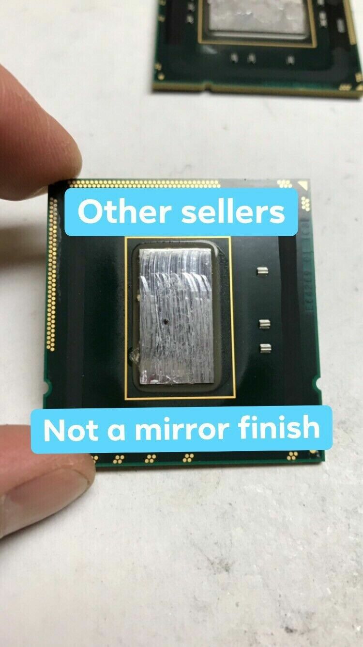 12 Core 2009 Apple Mac Pro 4,1 Pair X5690 3.46GHz XEON CPU upgrade kit Delidded