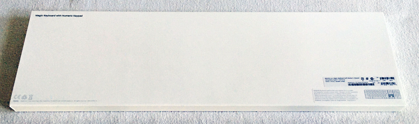 Apple Magic Keyboard MQ052LL/A Empty Box Only with Inserts/Manuals/Shipping Box