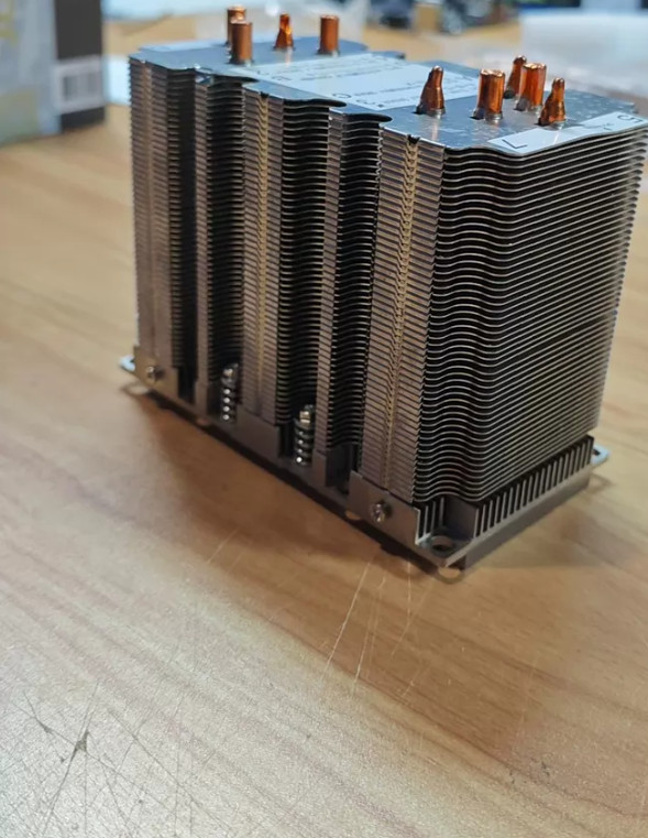 Used SXM2 GPU Cooler for NVIDIA V100 P100 10 Copper Tubes Heatsink 11cm 0.35ft