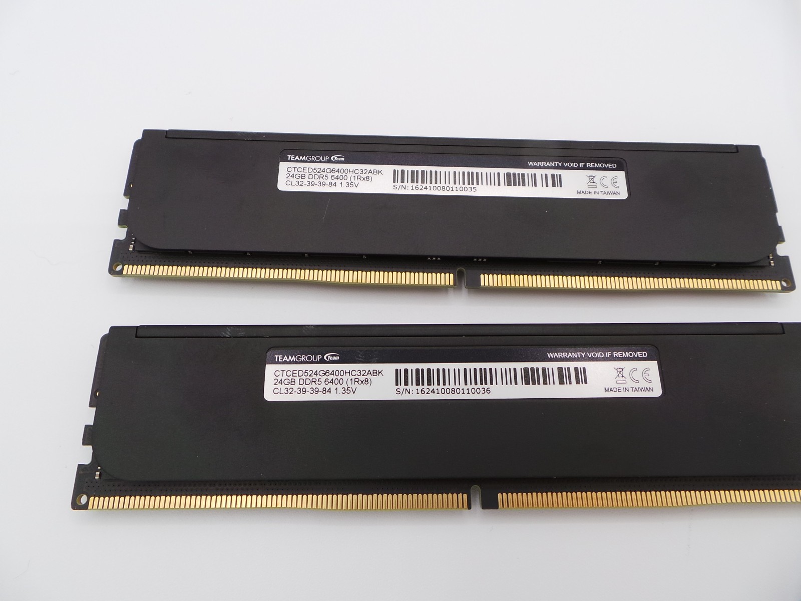 TEAMGROUP T-Create Expert DDR5 48GB (2x24GB) 6400mhz UDIMM PC5-51200 288-Pin