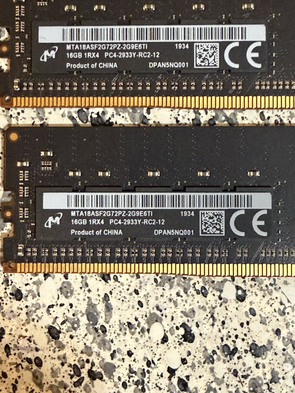 Micron 64GB RAM (4 X 16GB) DDR4 2933 MHz – 1RX4 PC4-2933Y-RC2-12 OEM Mac Pro