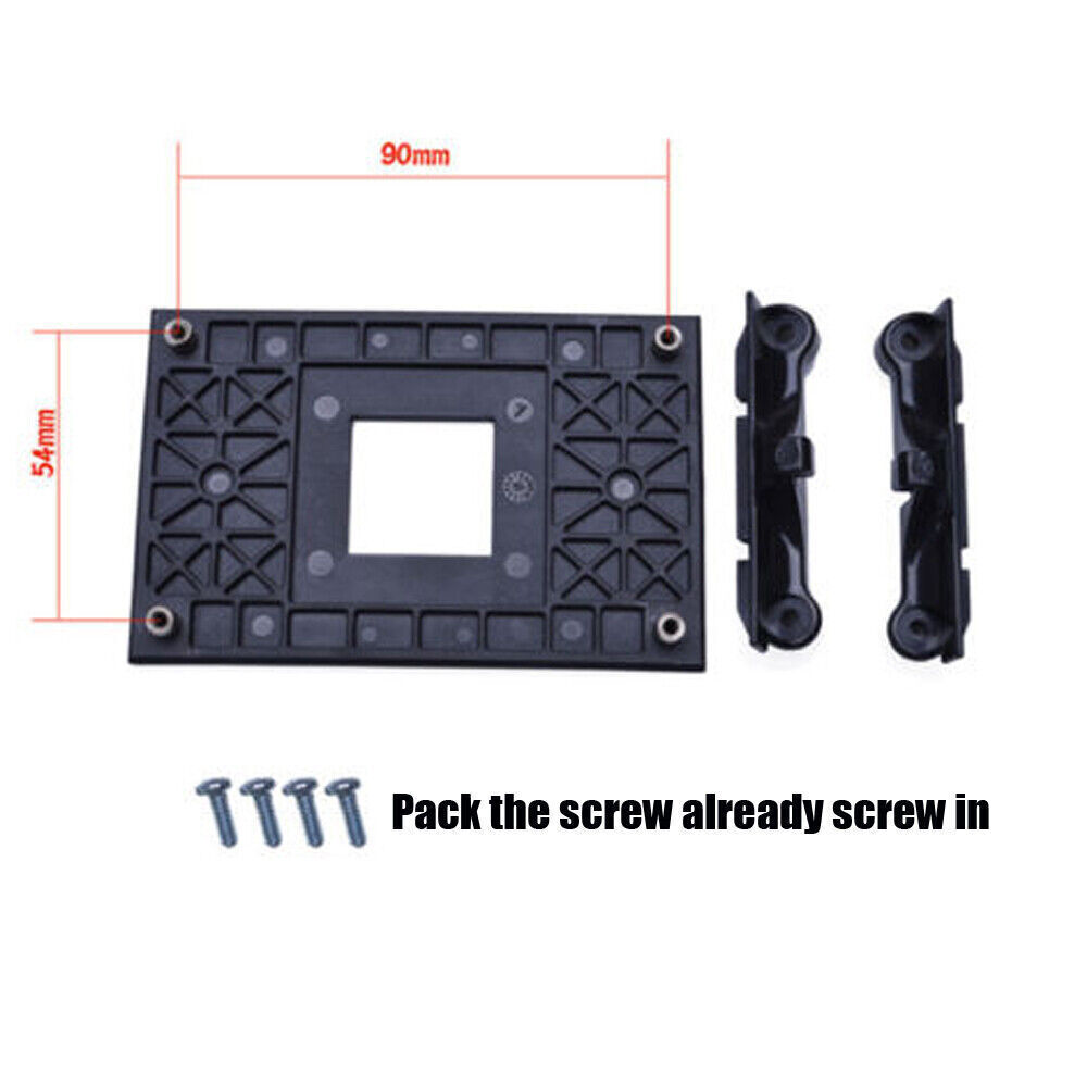 New For AMD AM 4 B350 X370 X470 CPU Socket Mount Cool Fan Heatsink Bracket Base
