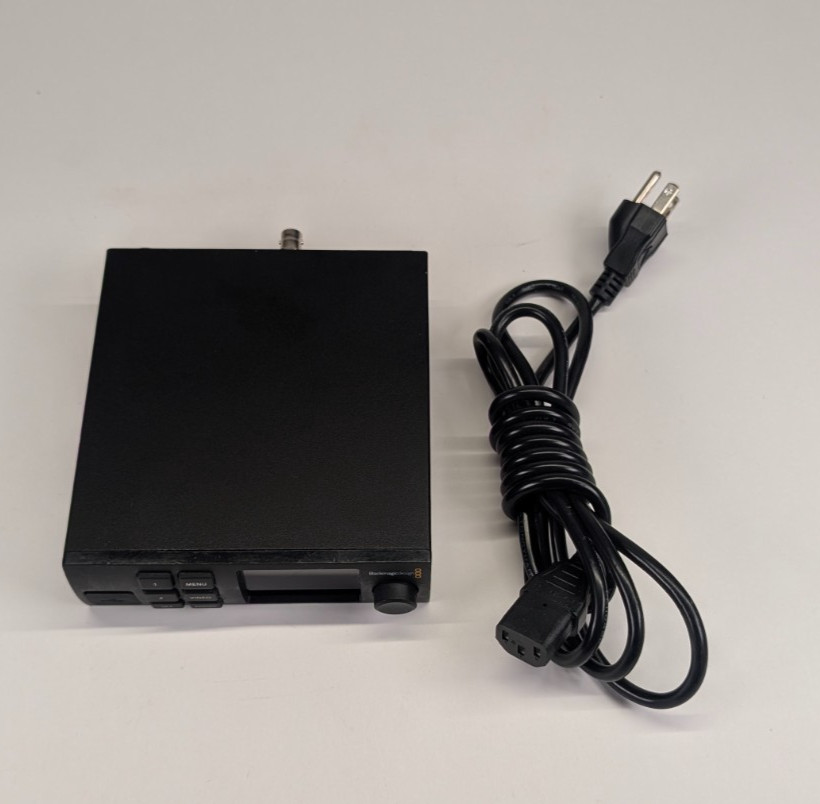 Blackmagic Web Presenter w Smart Panel v421 Clean Tested Power Cord G2U