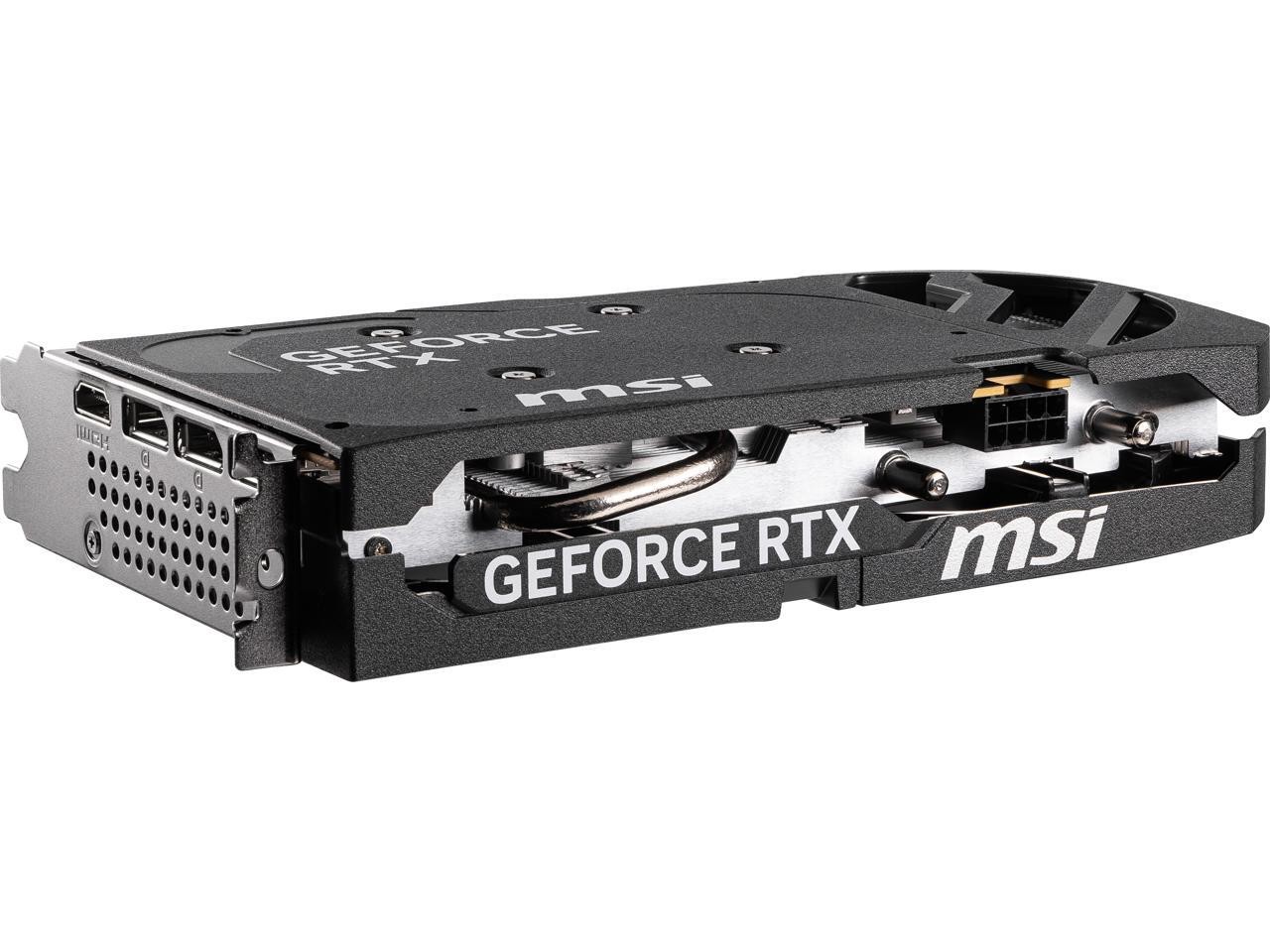 MSI SHADOW GeForce RTX 5060 8GB GDDR7 PCI Express 5.0 x 16 (use x8) Graphics Car