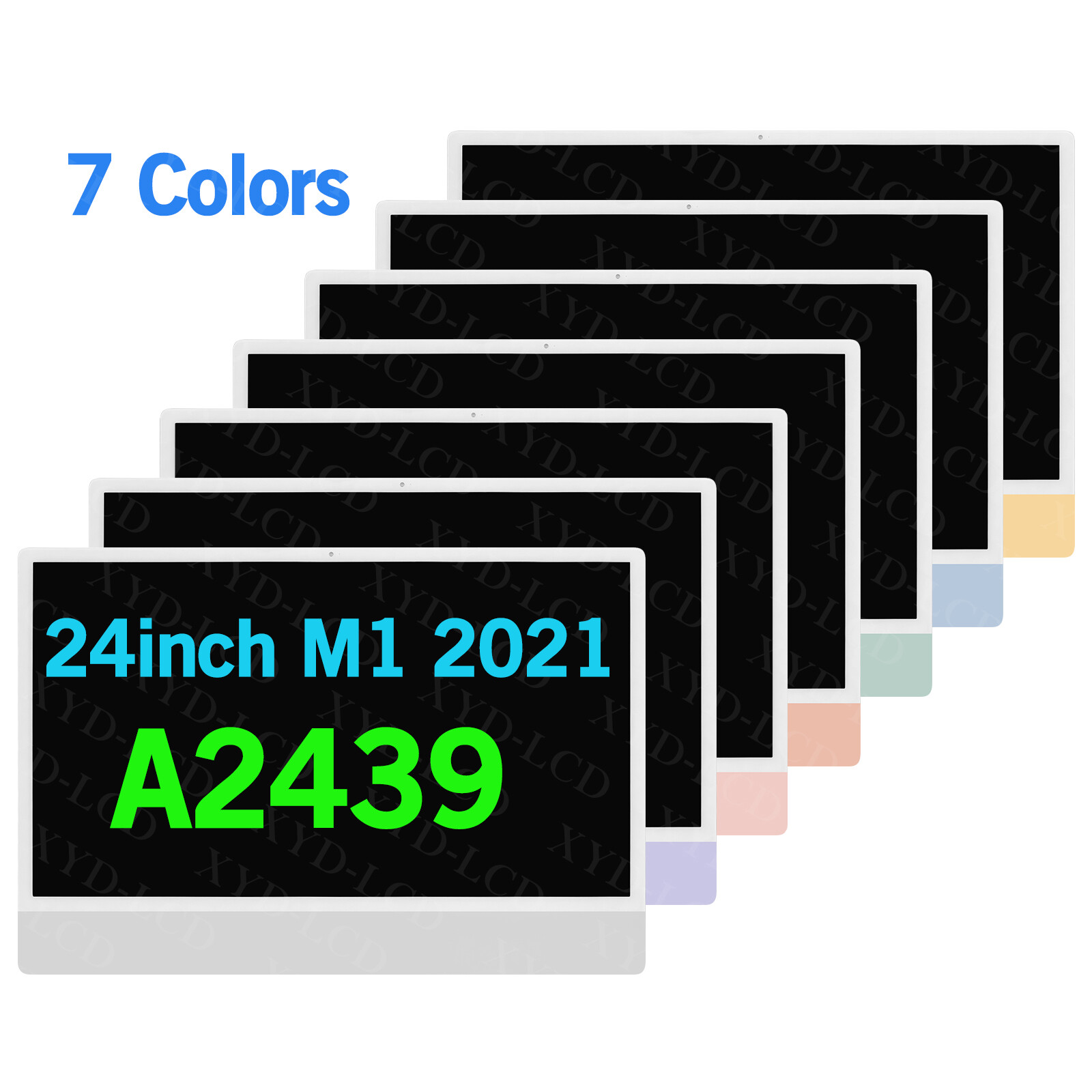 Original for iMac 24in M1 2021 A2439 4.5K LCD Display Assembly LM235UH1(SD)(C1)