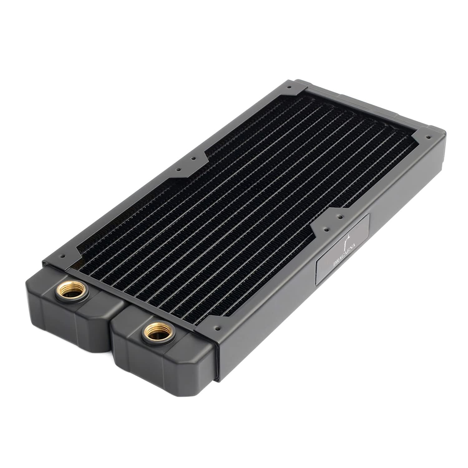 Dracaena.io 240mm Copper PC Radiator for Custom Water Cooling Loop, 28mm Thic…
