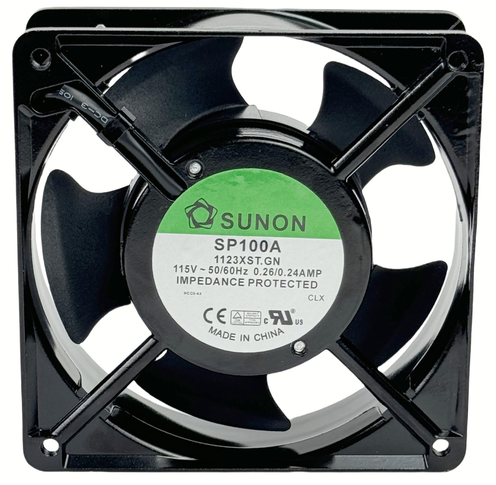 for Sunon SP100A-1123XST.GN 115V AC 120x120x38mm Cooling Fan 50/60Hz 0.26/0.2…