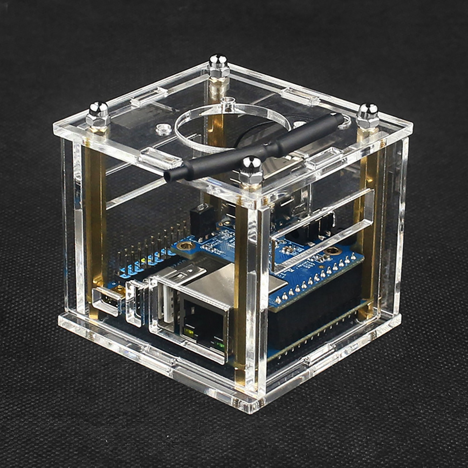 Acrylic Case Transparent Enclosure Clear Protective Case For Orange Pi Zero 3