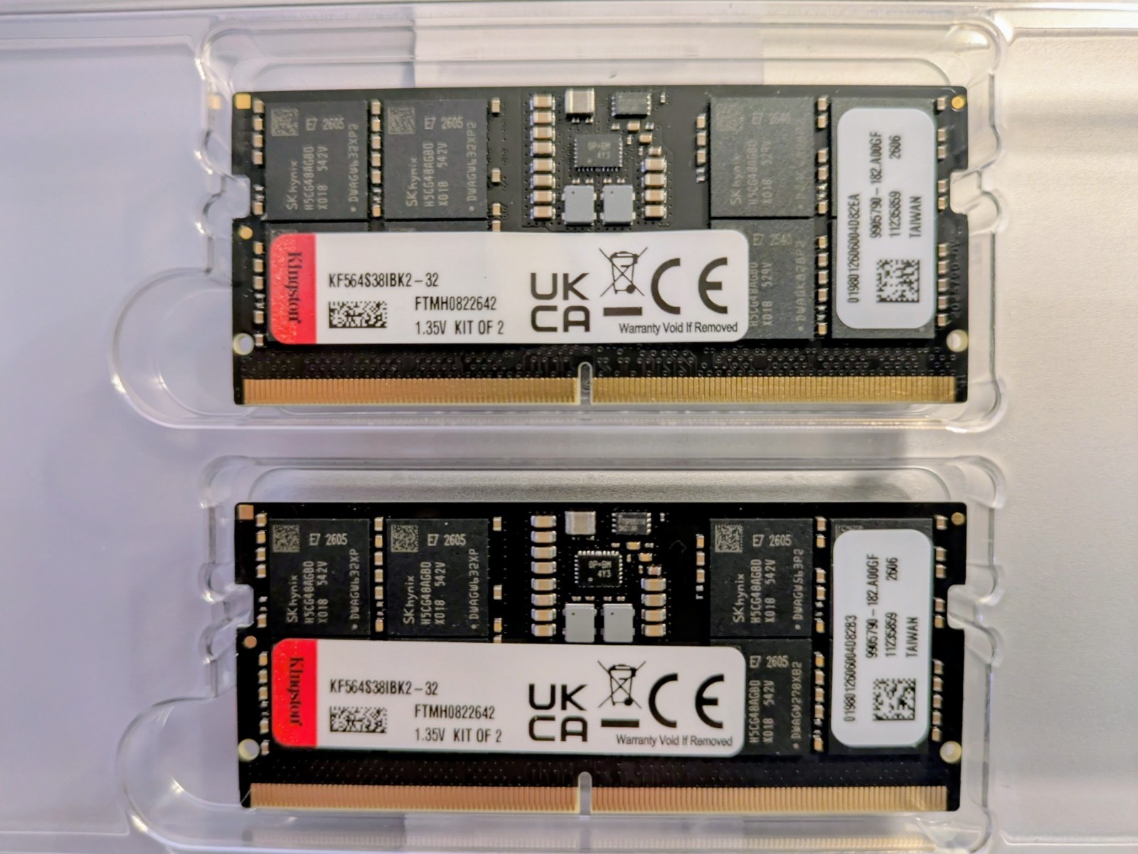 Kingston FURY Impact 32GB (2x16GB) DDR5, 6400MT/s (Laptop Ram) – KF564S38IBK2-32