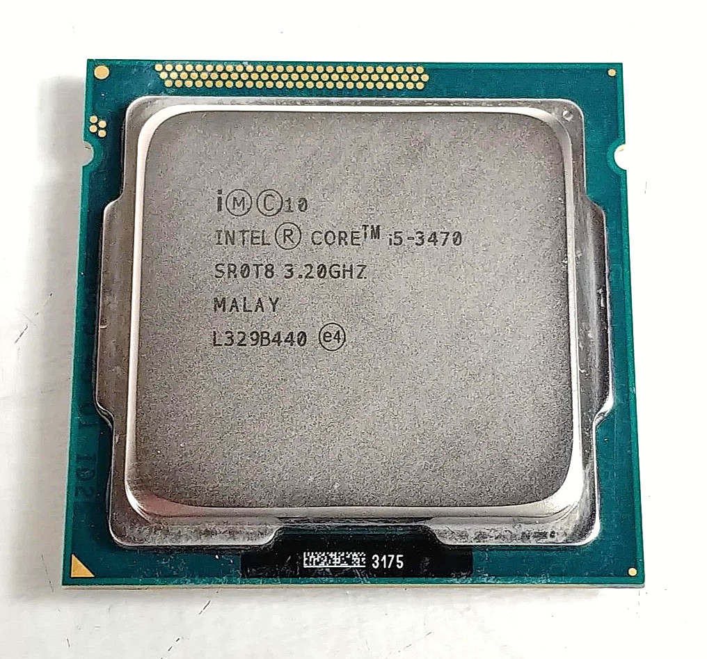 Intel Core i5-3470 3.2 GHz 5 GT/s LGA 1155 Desktop CPU Processor SR0T8