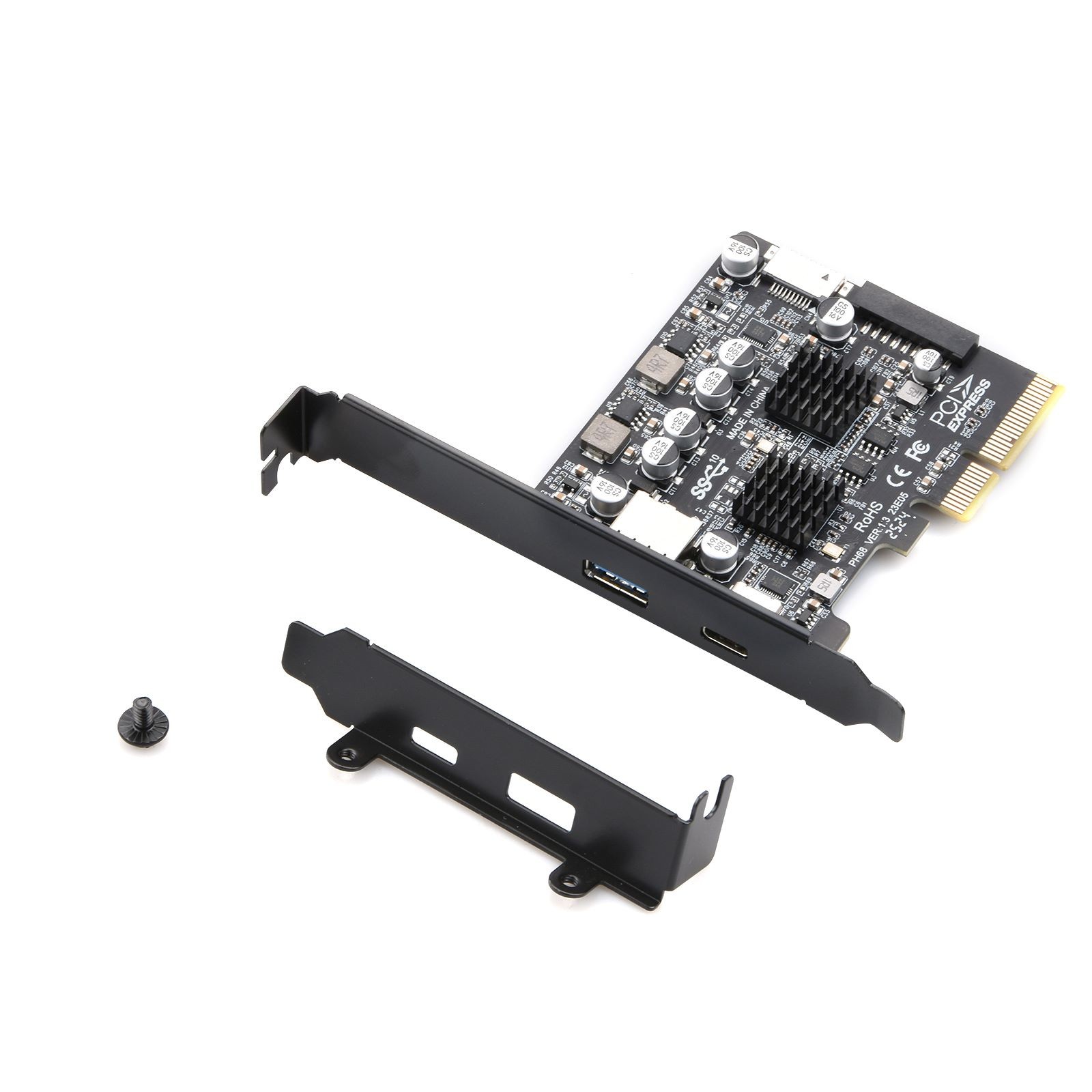 PCI-E X4/X8/X16 USB 3.2 Gen2 Expansion Card For USB1.1 2.0 3.0 3.1 3.2 Brand New