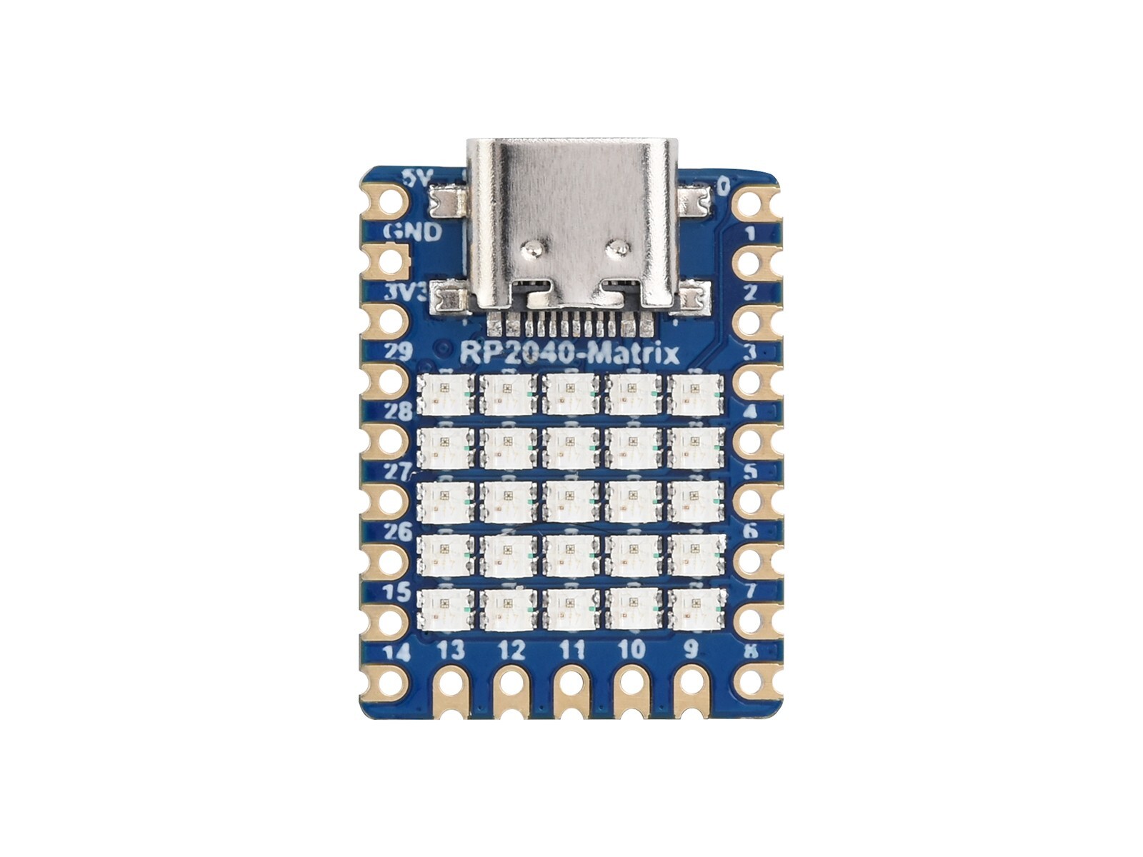 Waveshare RP2040-Matrix Development Board 5×5 RGB LED Matrix On Official RP2040