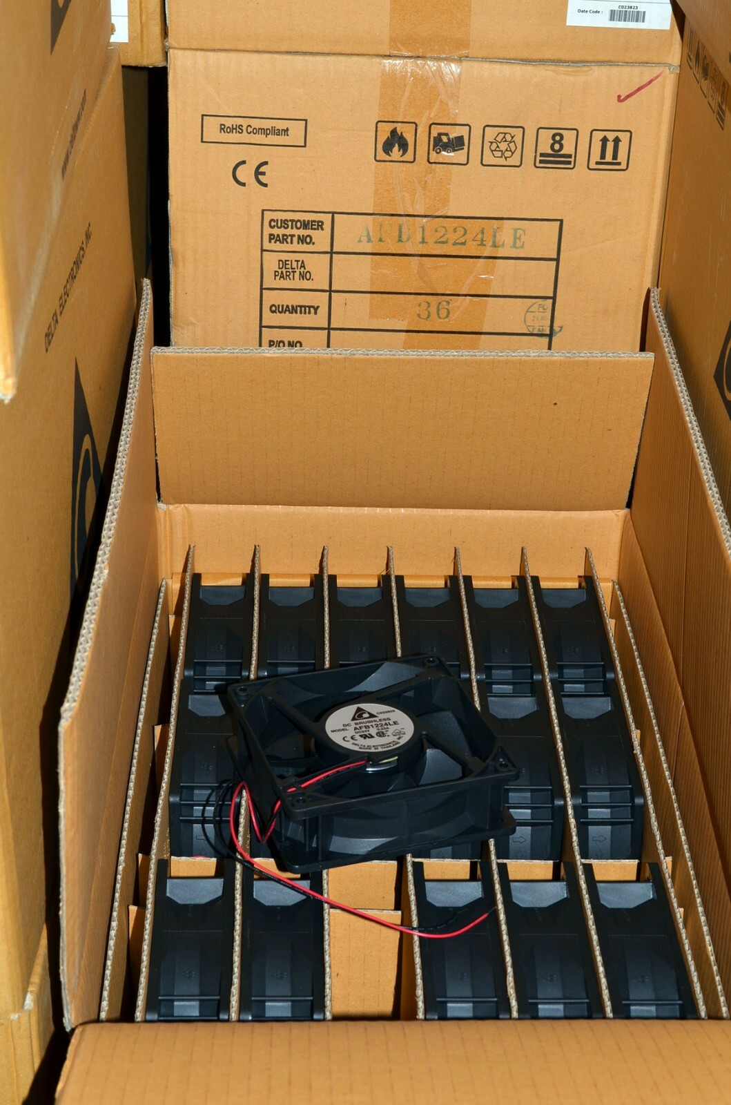 Delta 24V DC Fan 120mm x 120mm x 38mm 24V Quiet