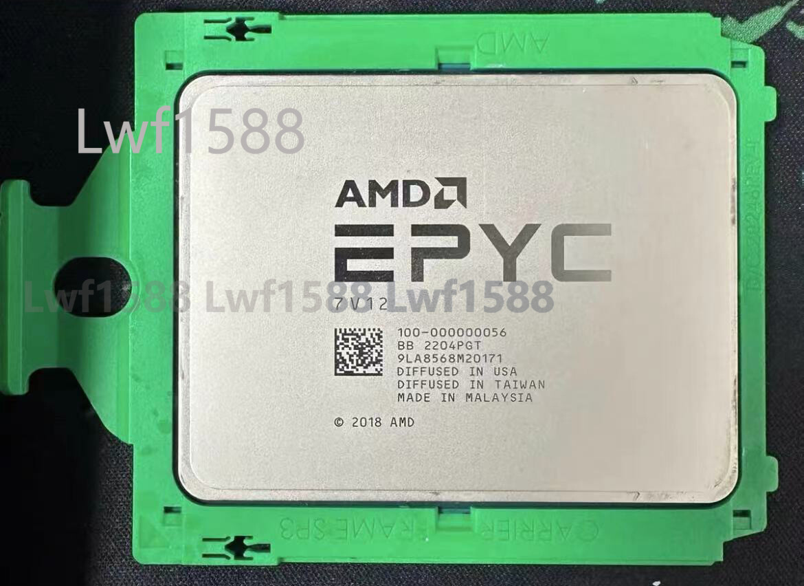 AMD EPYC Rome 7V12 2.45GHz SP3 64 core 128 threads 240W server CPU processor